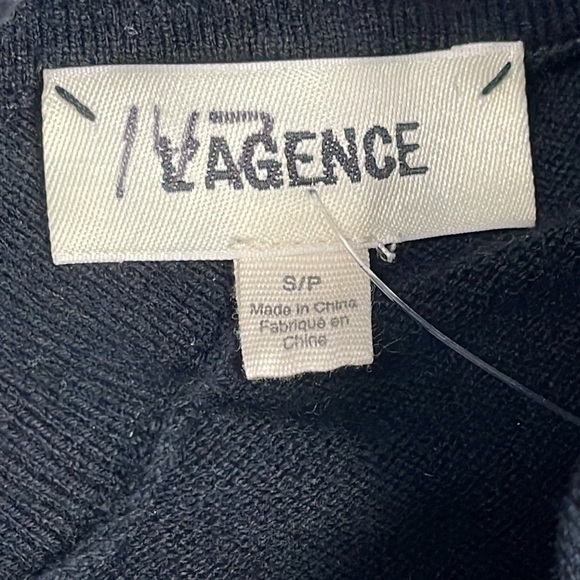 New L’Agence Amberli Black Cutout Merino Wool Blend Mini Dress Sz S - Picture 7 of 12